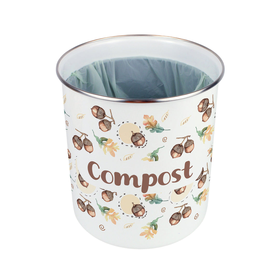 Purely Home Acorns Toller Compost Caddy