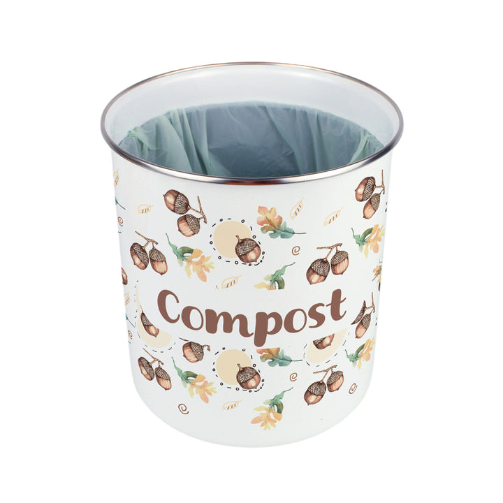 Purely Home Acorns Toller Compost Caddy