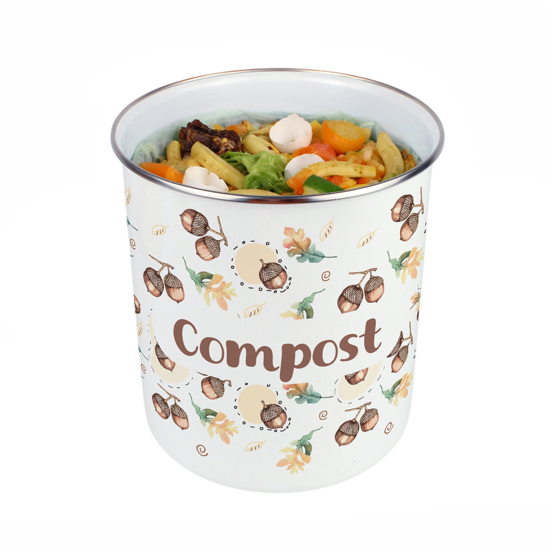 Purely Home Acorns Toller Compost Caddy
