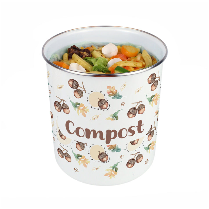 Purely Home Acorns Toller Compost Caddy