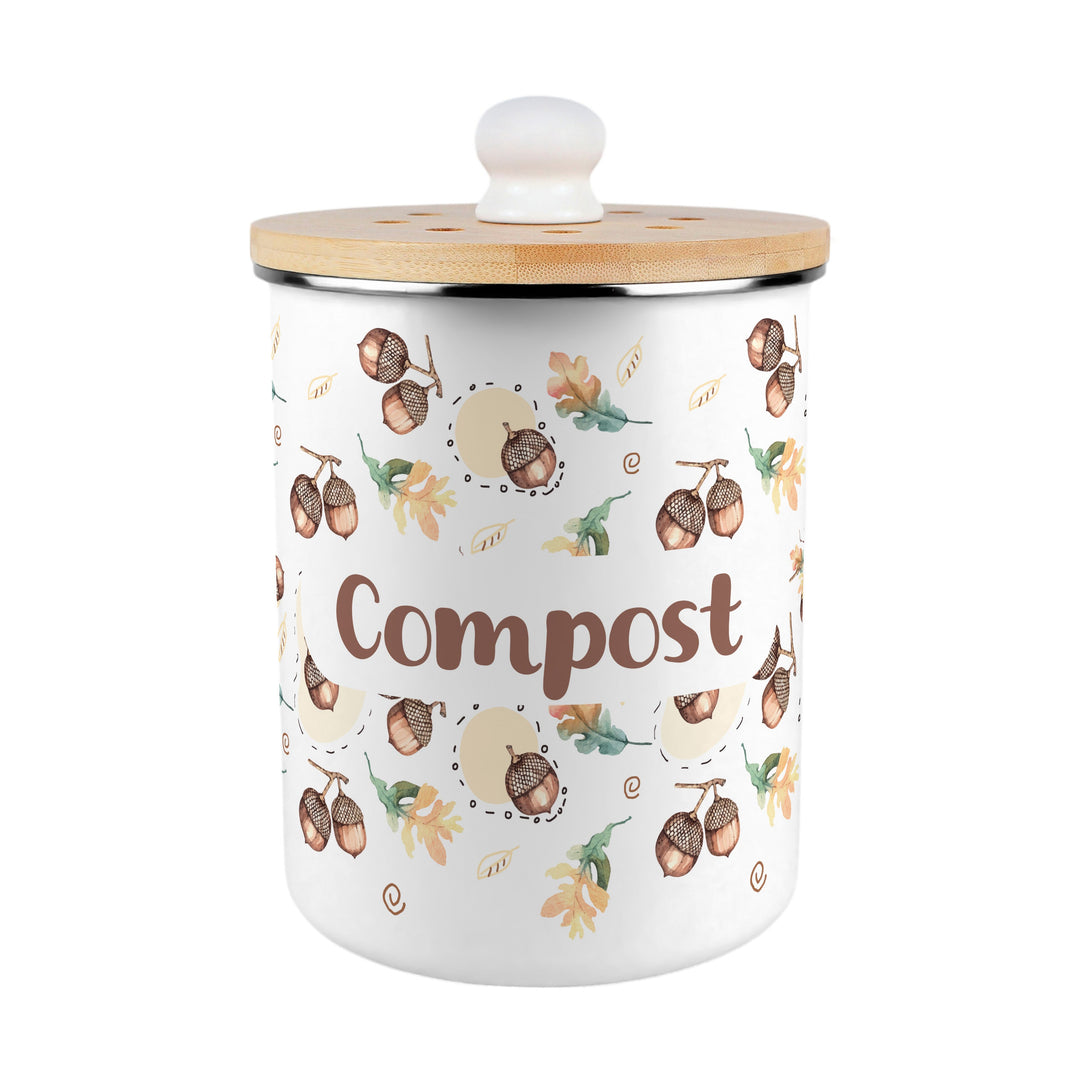 Purely Home Acorns Toller Compost Caddy