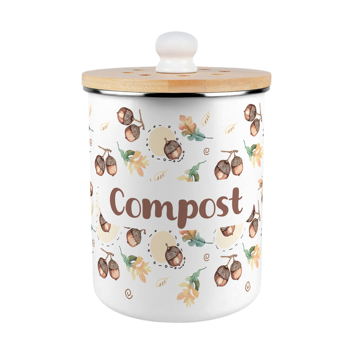 Purely Home Acorns Toller Compost Caddy