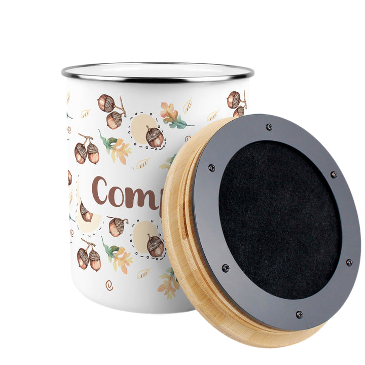 Purely Home Acorns Toller Compost Caddy