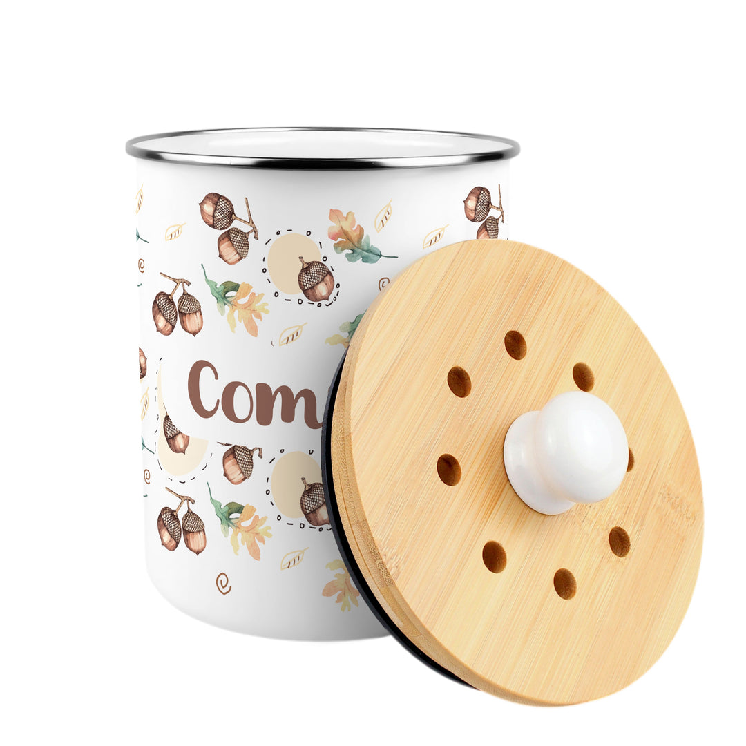 Purely Home Acorns Toller Compost Caddy