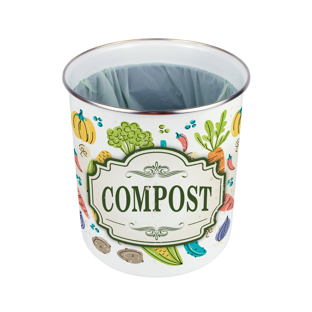 Purely Home Vintage Allotment Toller Compost Caddy