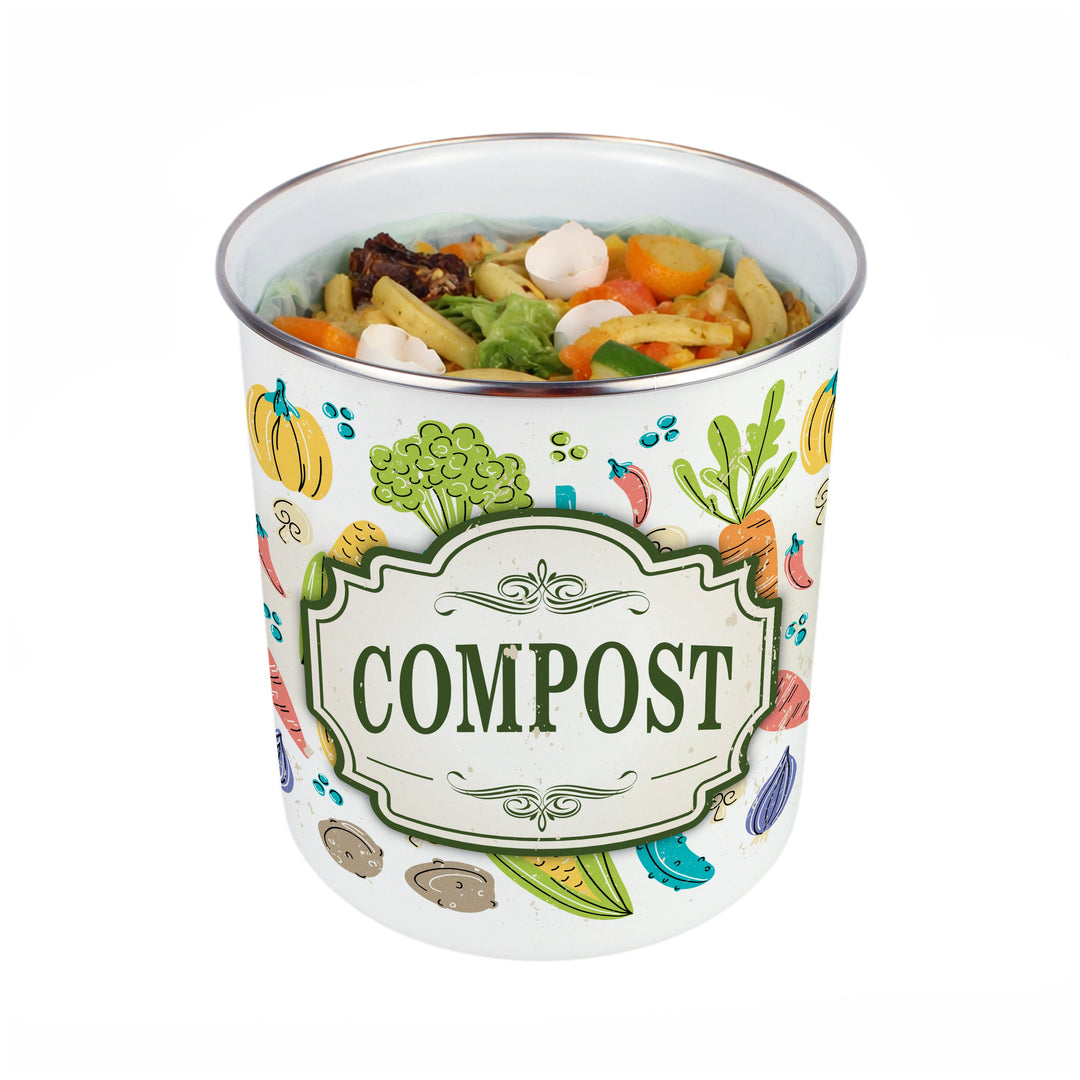Purely Home Vintage Allotment Toller Compost Caddy