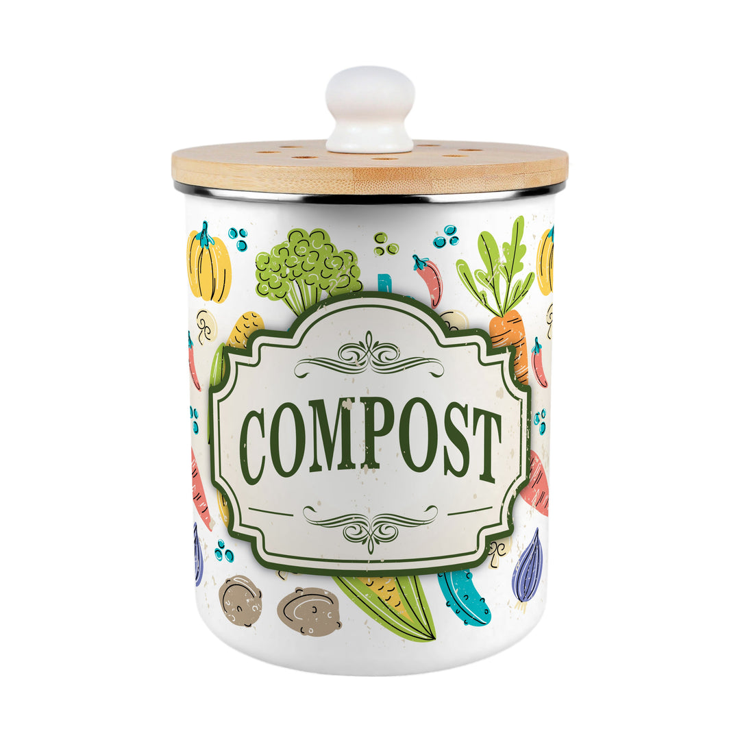 Purely Home Vintage Allotment Toller Compost Caddy