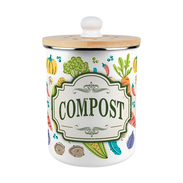 Purely Home Vintage Allotment Toller Compost Caddy