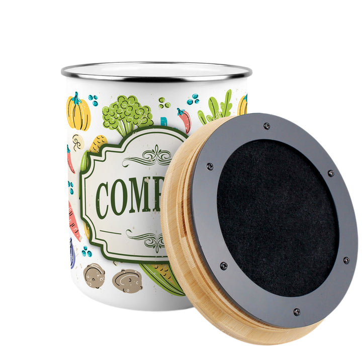Purely Home Vintage Allotment Toller Compost Caddy