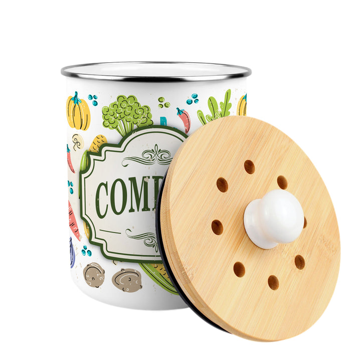 Purely Home Vintage Allotment Toller Compost Caddy