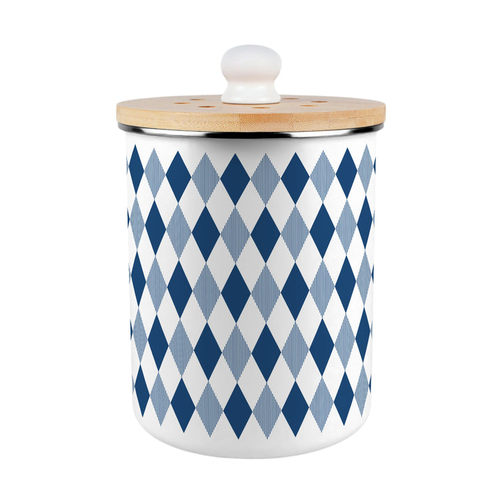 Purely Home Argyle  Toller Compost Caddy - Blue