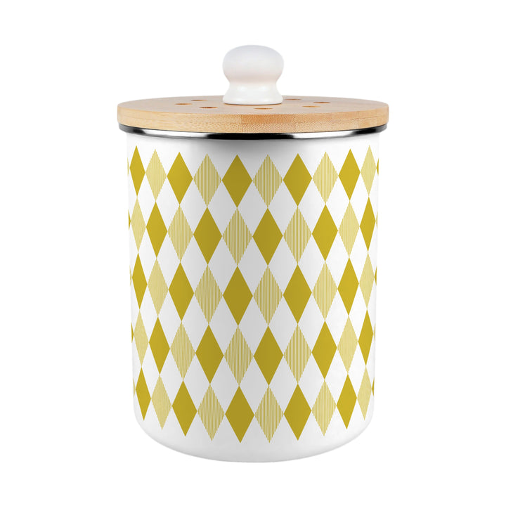 Purely Home Argyle Toller Compost Caddy - Yellow