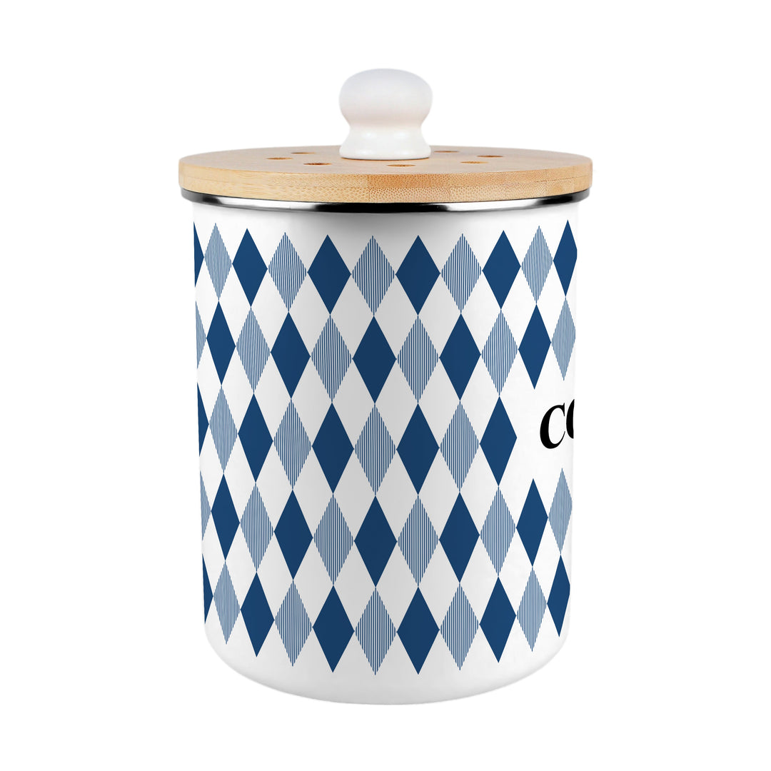 Purely Home Argyle  Toller Compost Caddy - Blue