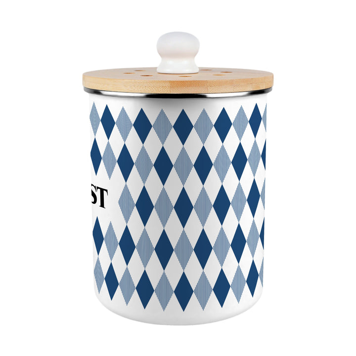 Purely Home Argyle  Toller Compost Caddy - Blue