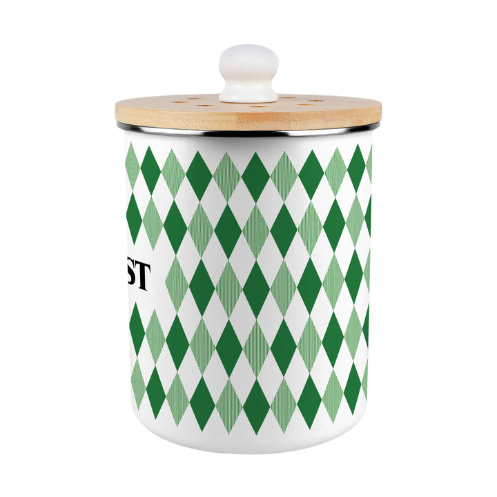 Purely Home Argyle Toller Compost Caddy - Green