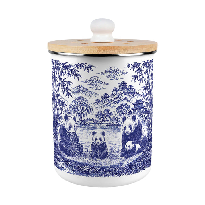 Purely Home Forest Pandas Toller Compost Caddy