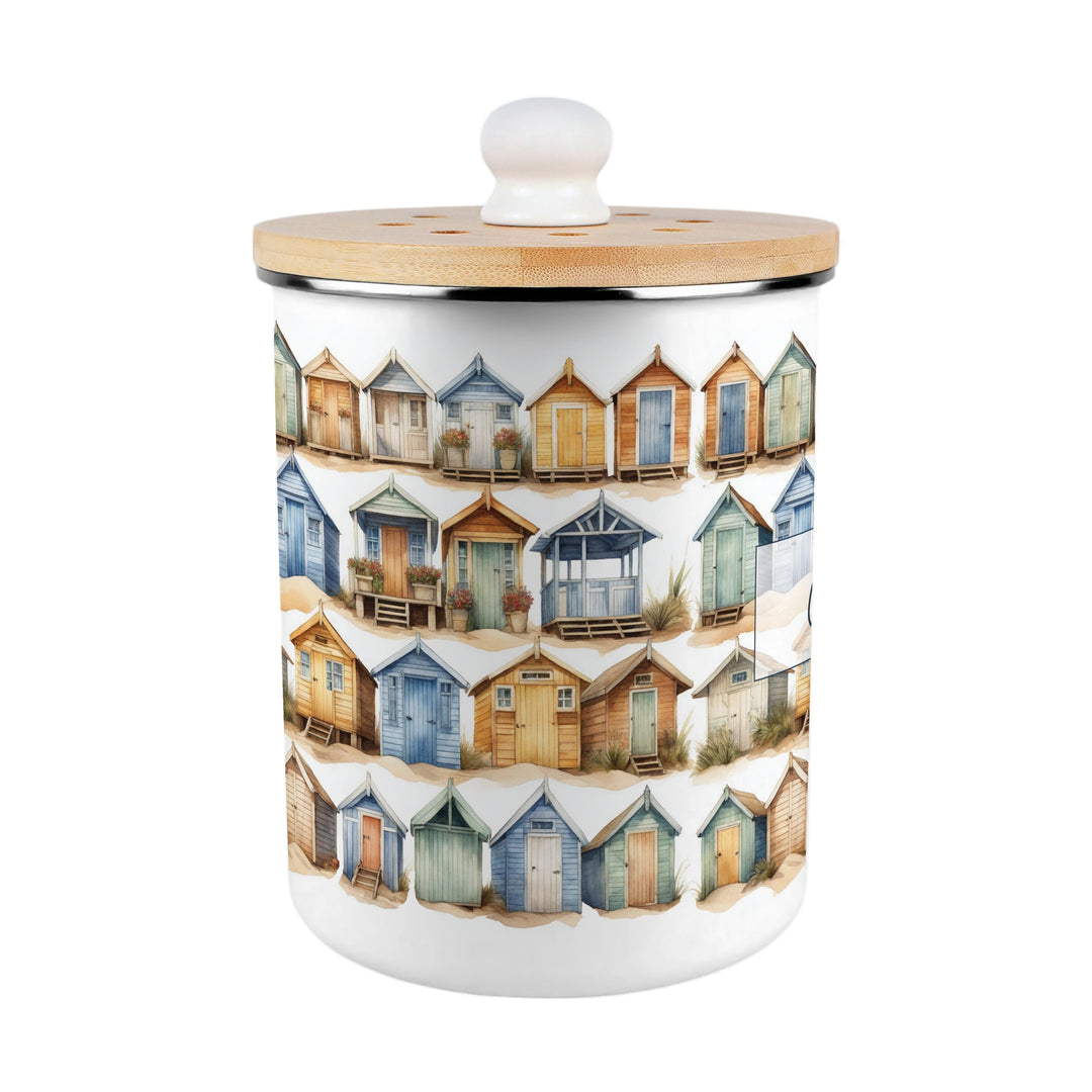 Purely Home Beach Huts Toller Compost Caddy