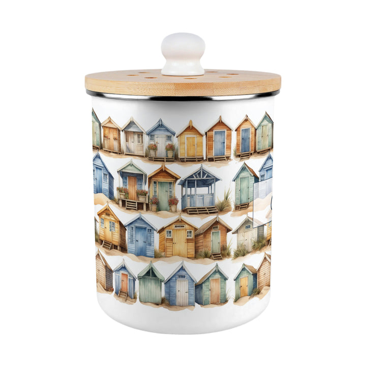 Purely Home Beach Huts Toller Compost Caddy
