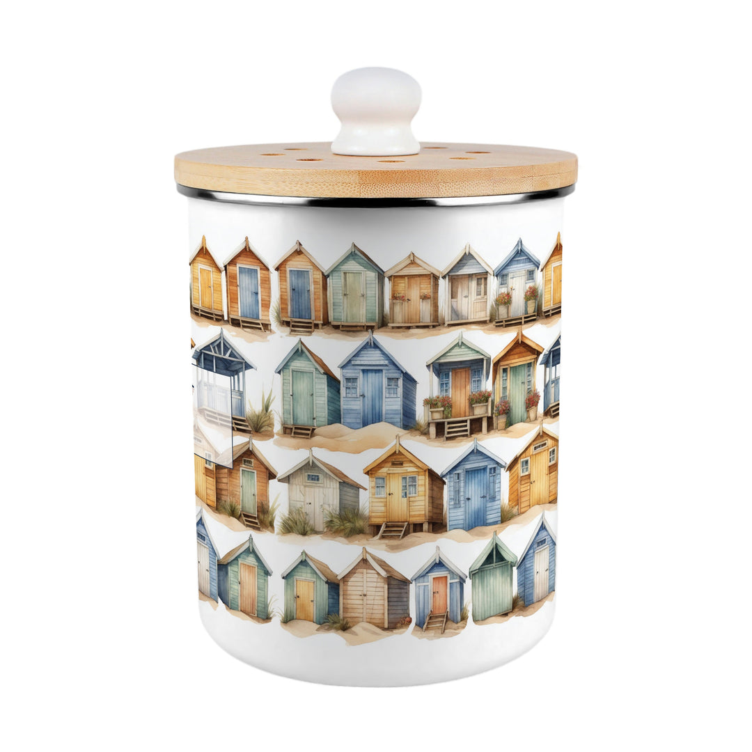 Purely Home Beach Huts Toller Compost Caddy