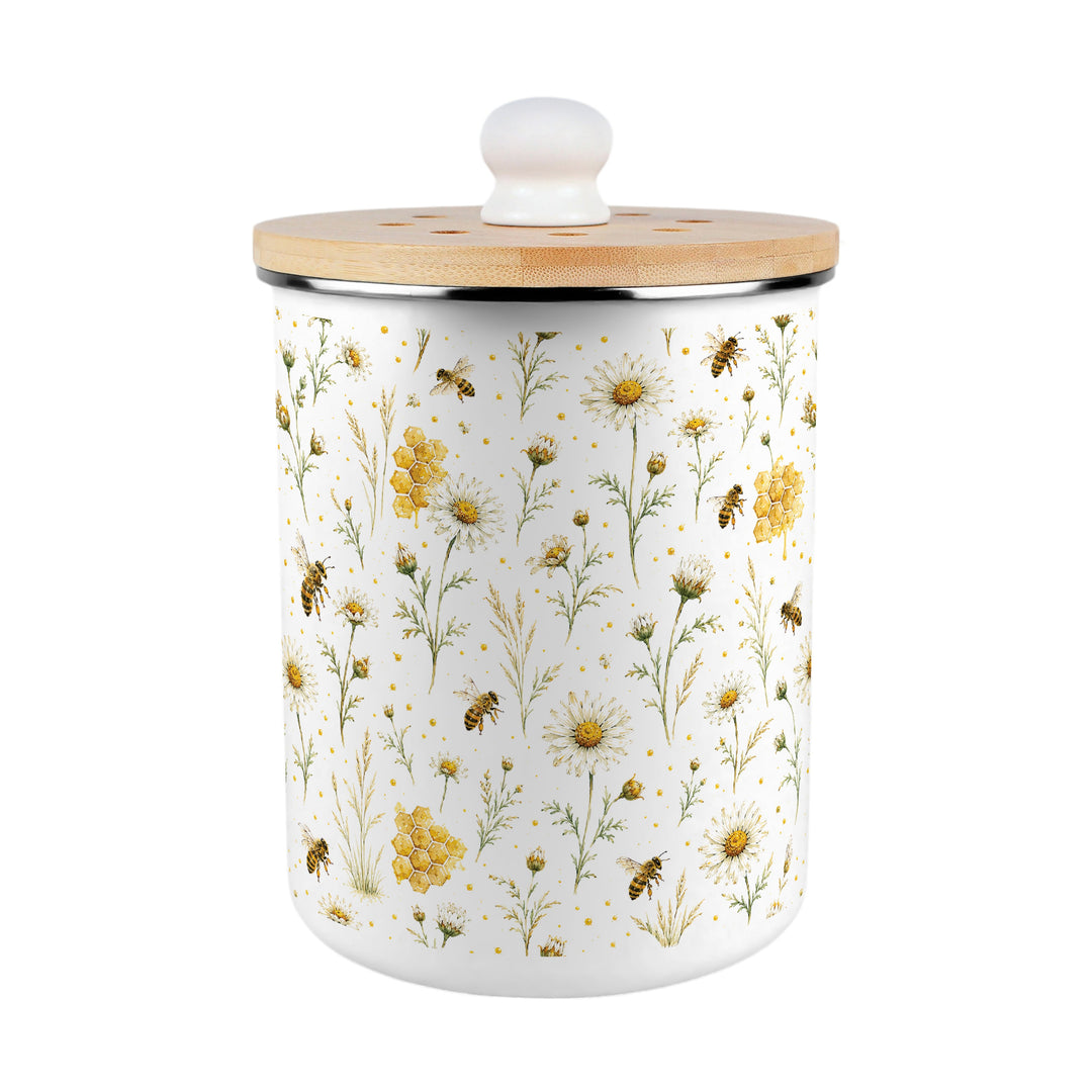 Purely Home Bee Meadow Toller Compost Caddy