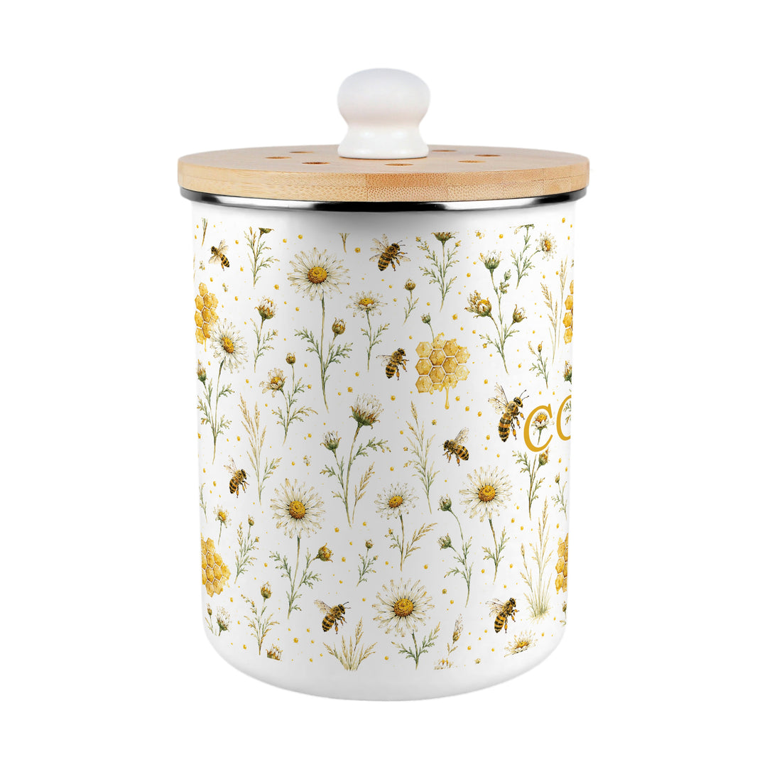 Purely Home Bee Meadow Toller Compost Caddy