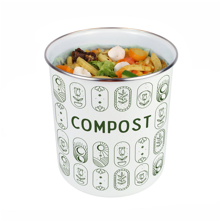 Purely Home Boho Minimalism Toller Compost Caddy