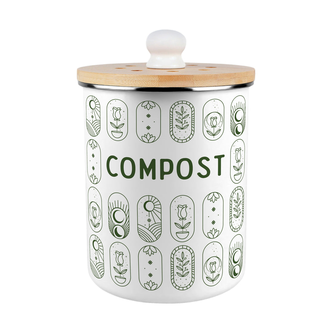 Purely Home Boho Minimalism Toller Compost Caddy