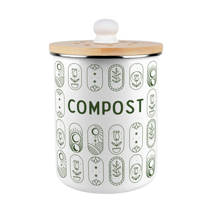 Purely Home Boho Minimalism Toller Compost Caddy