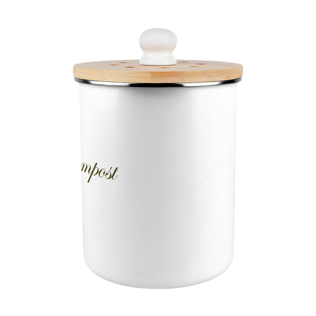 Purely Home Flower Bouquet Toller Compost Caddy