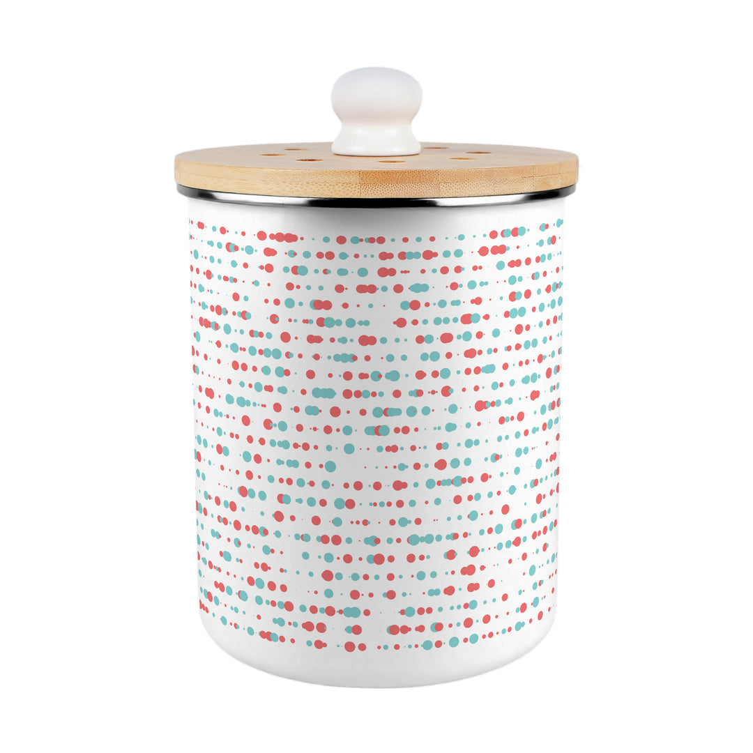 Purely Home Retro Dots Toller Compost Caddy