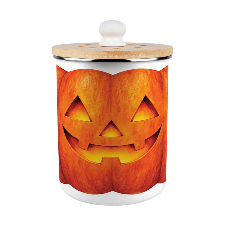 Purely Home Carved Pumpkins Toller Compost Caddy