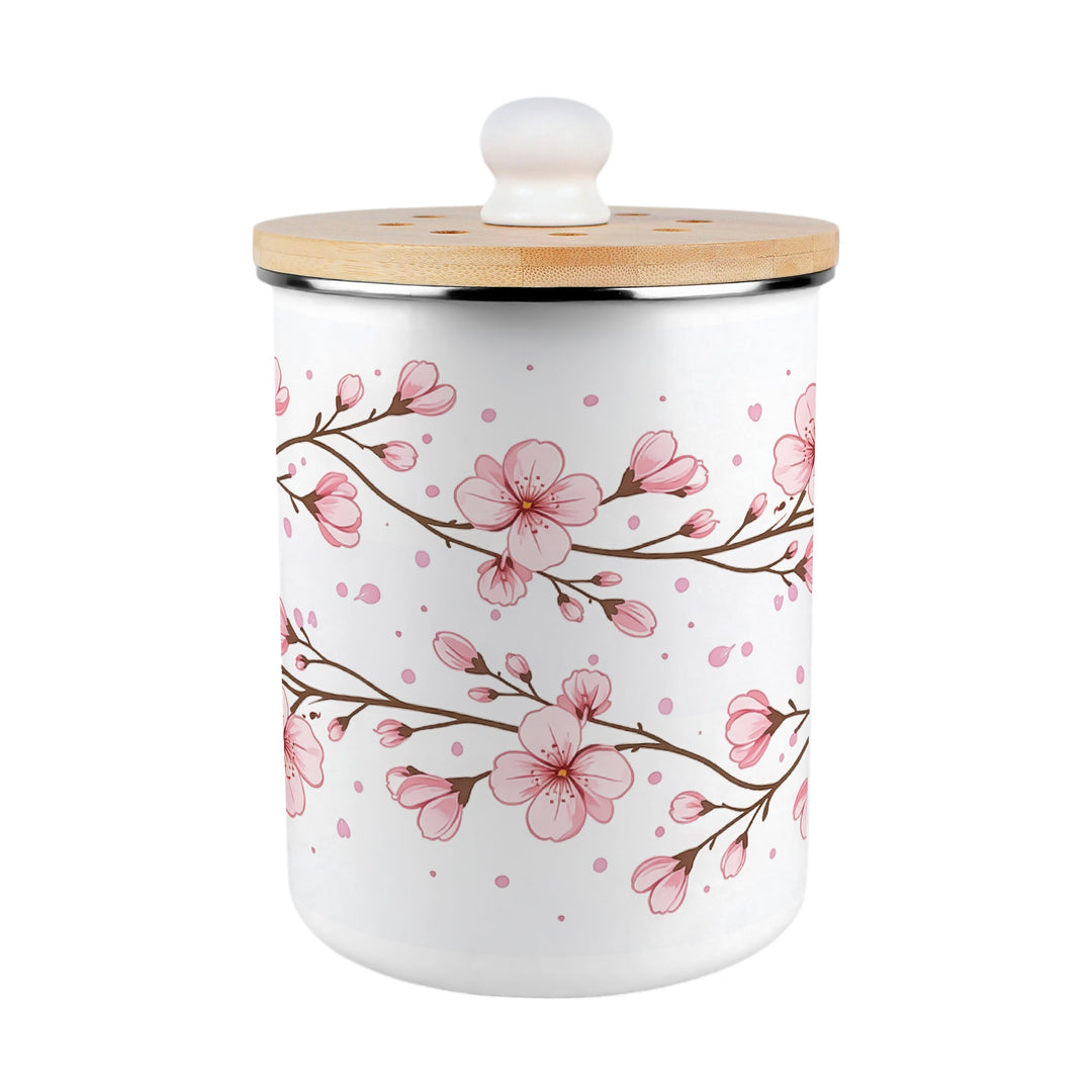 Purely Home Cherry Blossoms Toller Compost Caddy