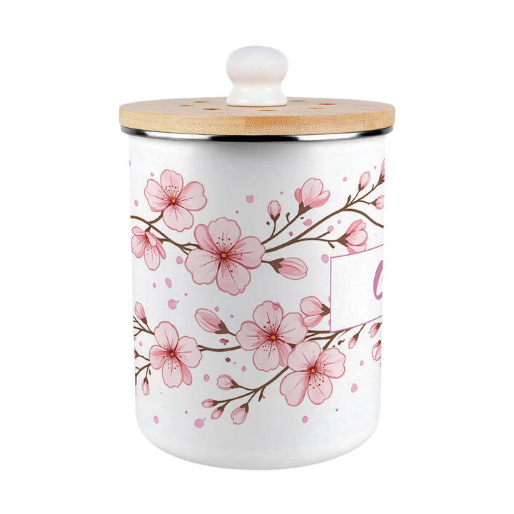 Purely Home Cherry Blossoms Toller Compost Caddy