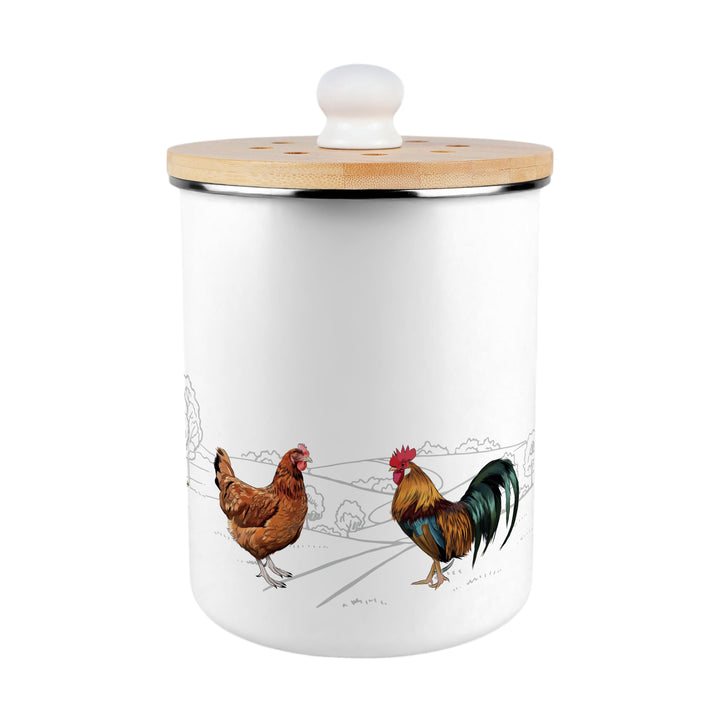 Purely Home Country Farm Animals Toller Compost Caddy