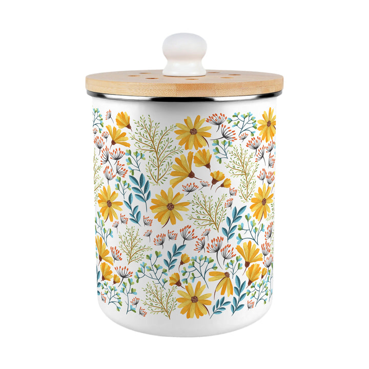 Purely Home Daisies Toller Compost Caddy