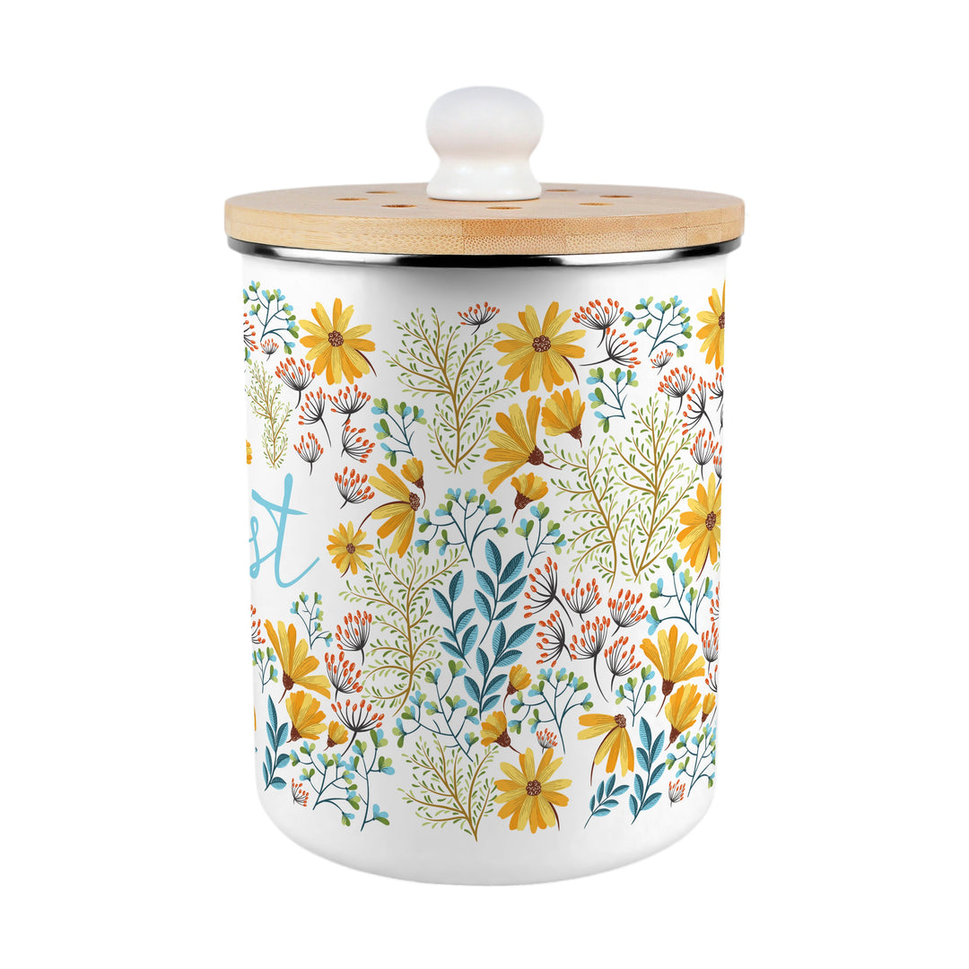 Purely Home Daisies Toller Compost Caddy
