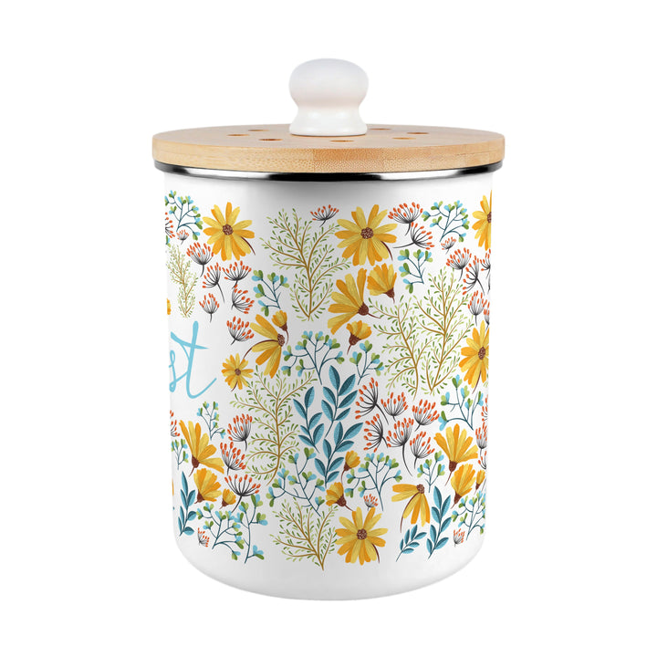 Purely Home Daisies Toller Compost Caddy