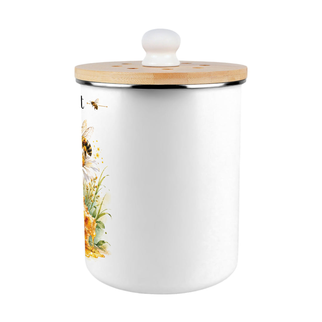 Purely Home Daisy Bees Toller Compost Caddy