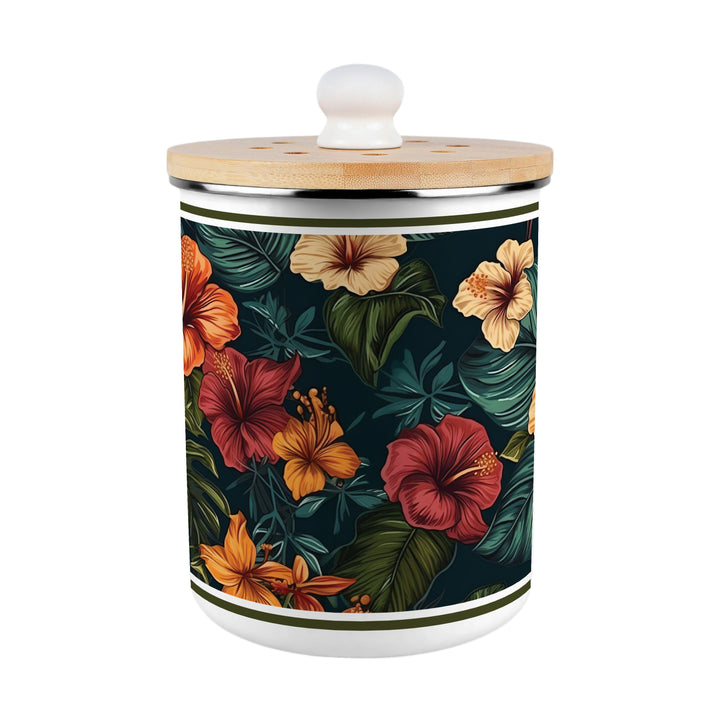 Purely Home Dark Hibiscus Toller Compost Caddy