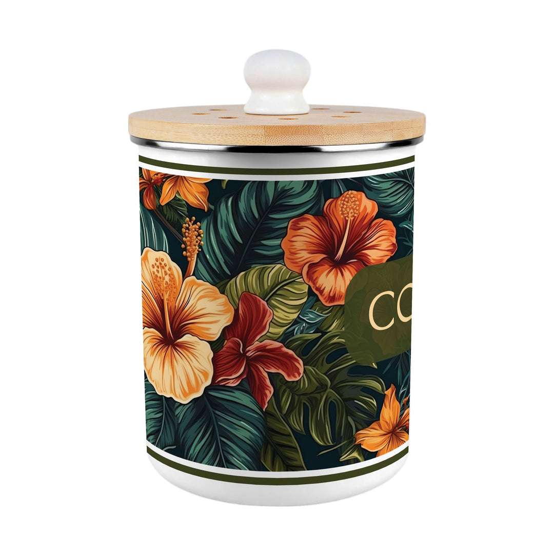 Purely Home Dark Hibiscus Toller Compost Caddy
