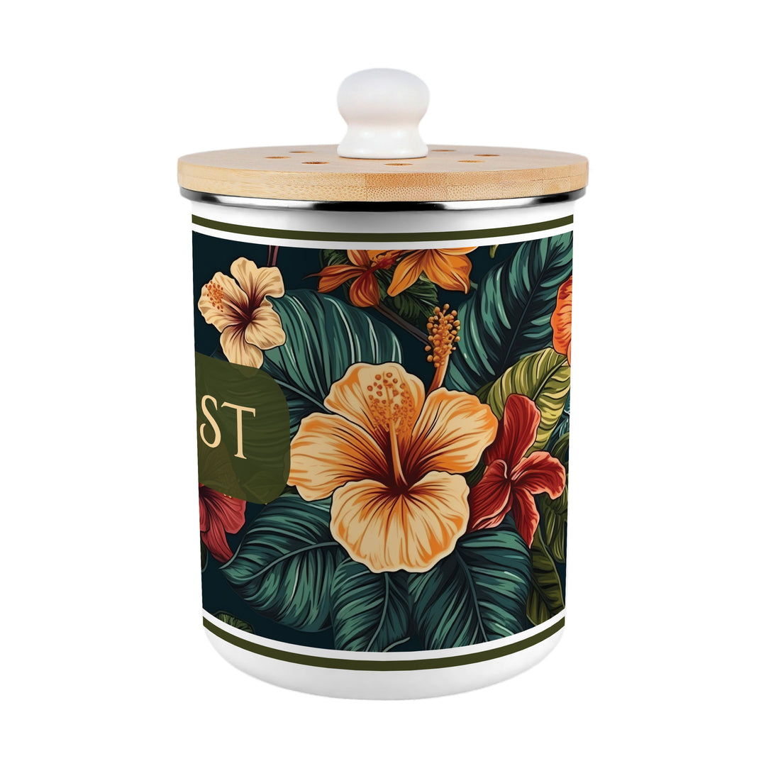 Purely Home Dark Hibiscus Toller Compost Caddy