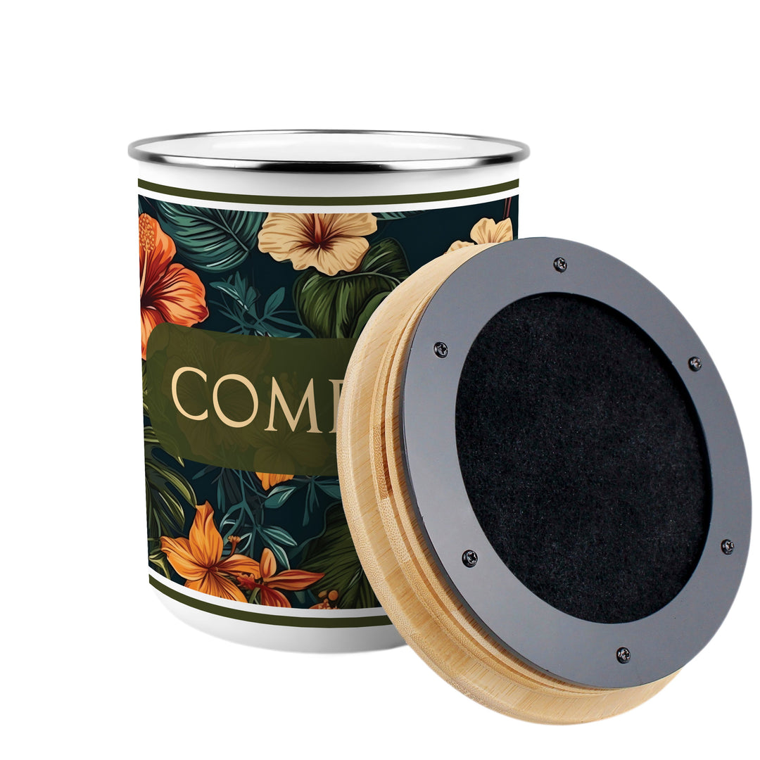 Purely Home Dark Hibiscus Toller Compost Caddy