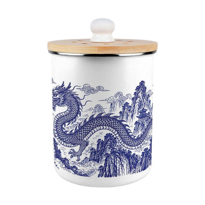 Purely Home Dragon Temple Toller Compost Caddy