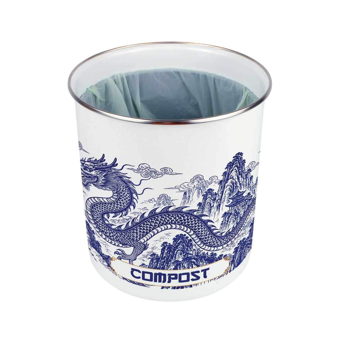 Purely Home Dragon Temple Toller Compost Caddy