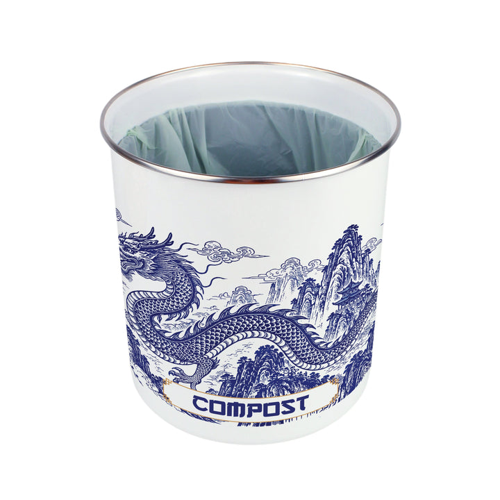 Purely Home Dragon Temple Toller Compost Caddy