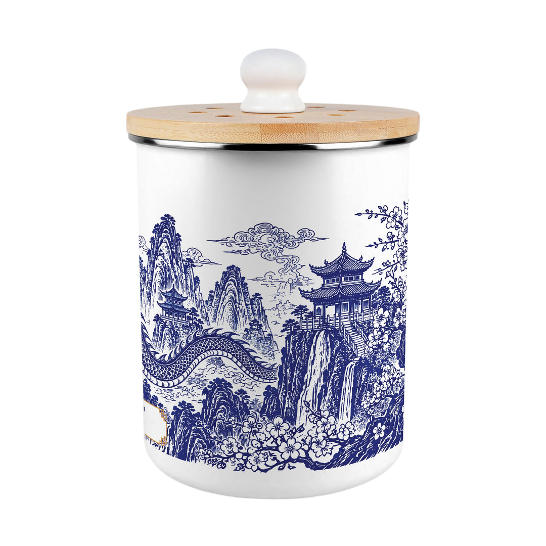 Purely Home Dragon Temple Toller Compost Caddy