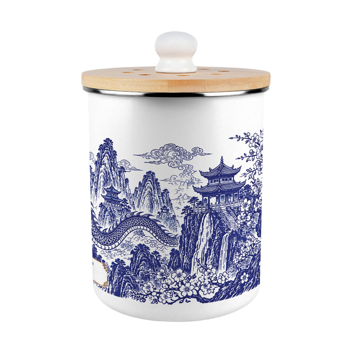 Purely Home Dragon Temple Toller Compost Caddy