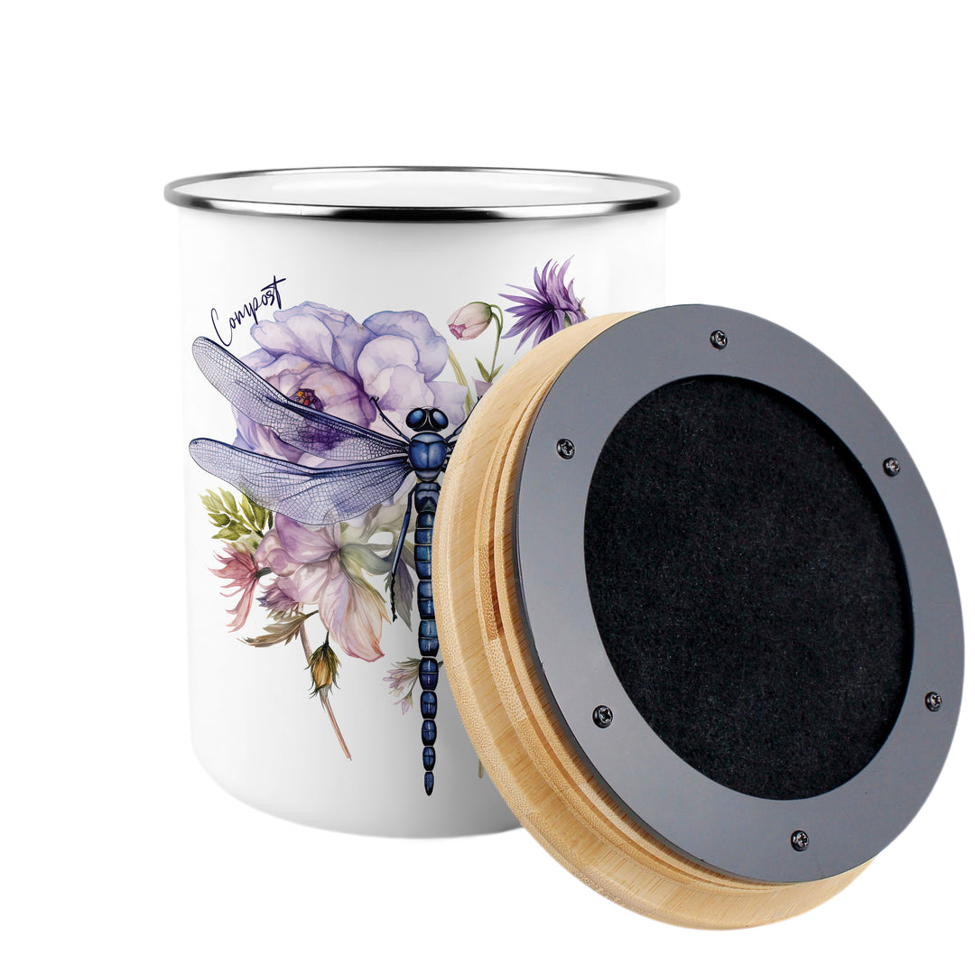 Purely Home Dragonfly Toller Compost Caddy