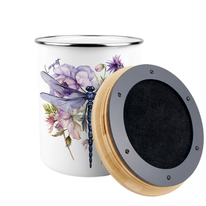 Purely Home Dragonfly Toller Compost Caddy