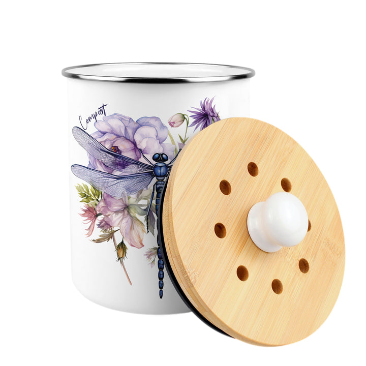 Purely Home Dragonfly Toller Compost Caddy